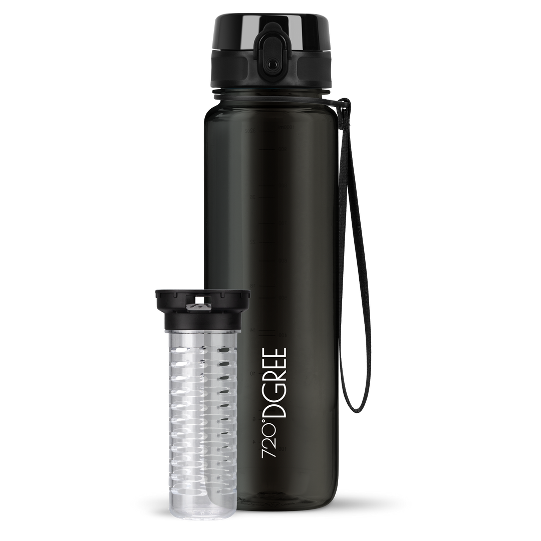 OUTLET uberBottle Trinkflasche | crystalClear Fruchtbehälter